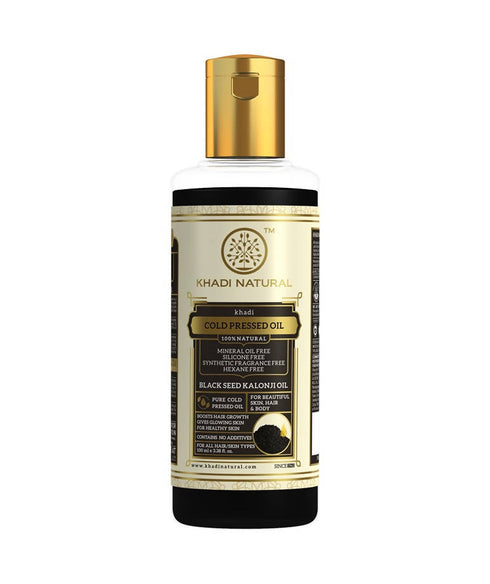 Khadi Natural Cold Pressed Black Seed kalonji Oil